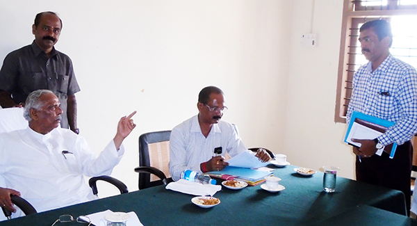 ಕಾಮಗಾರಿಗೆ ಕ್ರಿಯಾಯೋಜನೆ ತಯಾರಿಸಿ ಸರಕಾರಕ್ಕೆ ವರದಿ ಸಲ್ಲಿಸುವಂತೆ ಕಾಗೋಡು ತಿಮ್ಮಪ್ಪ ಸೂಚನೆ